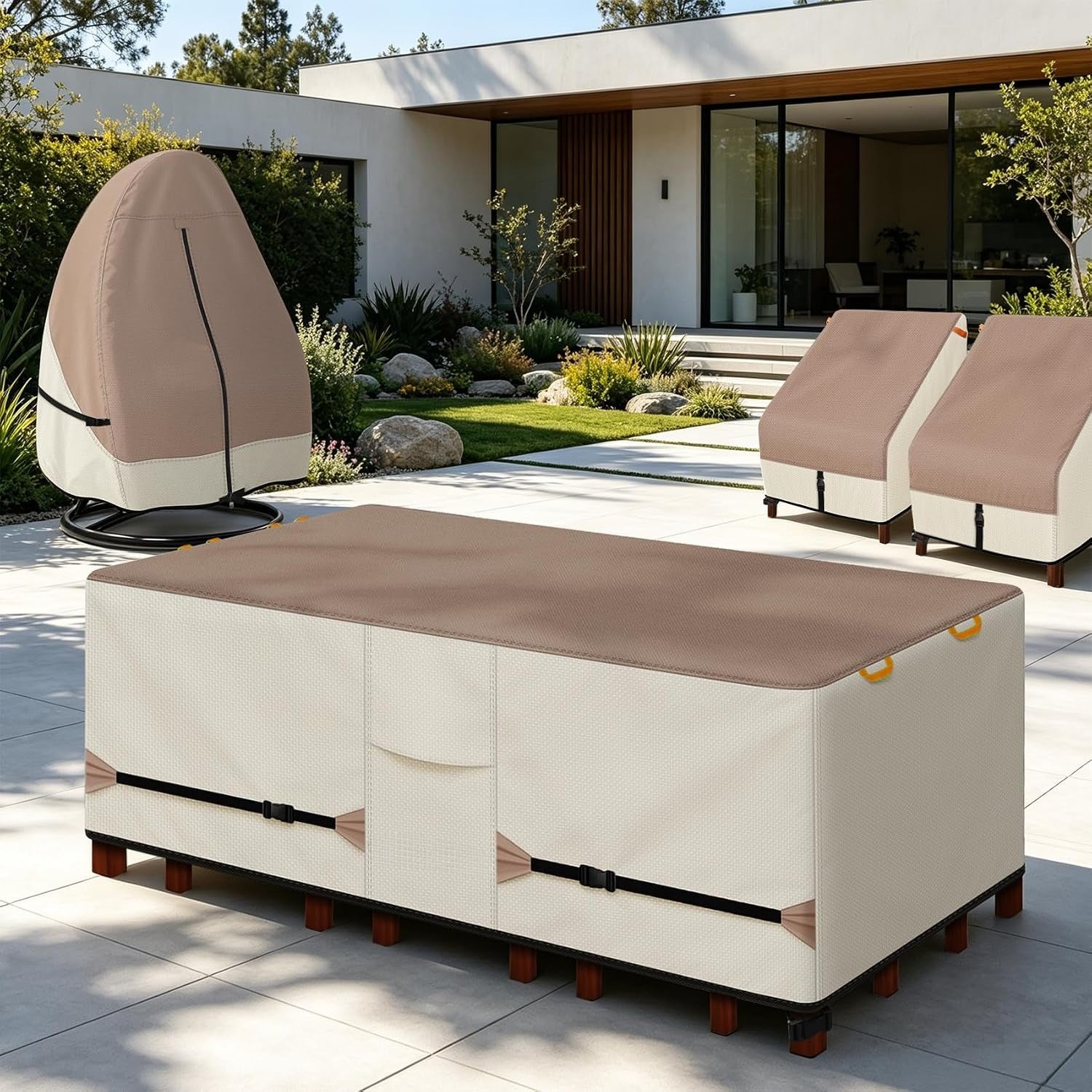 Waterproof Rectangular Patio Furniture Cover