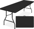 Black Heavy‑Duty Portable Folding Table