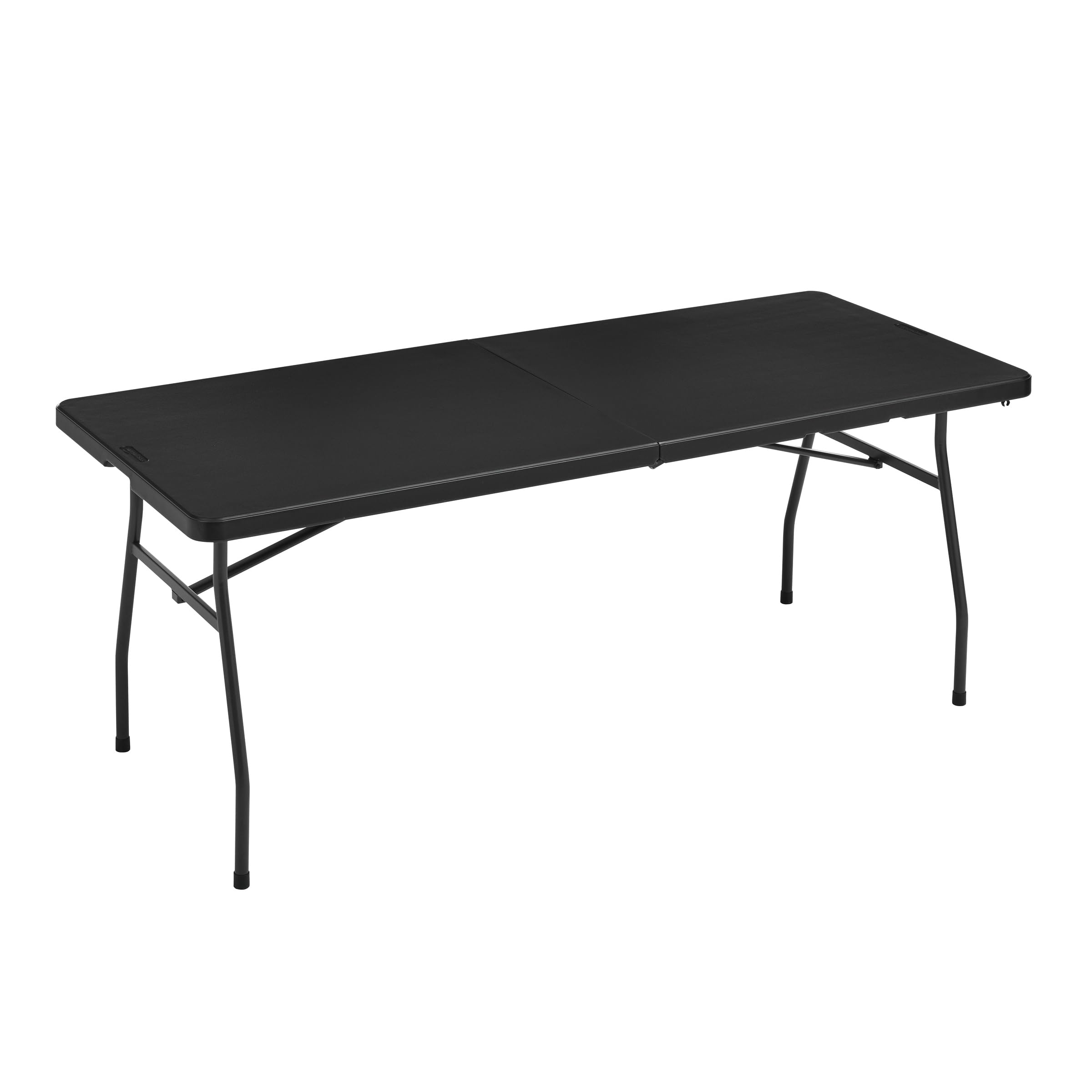 Black Heavy‑Duty Portable Folding Table