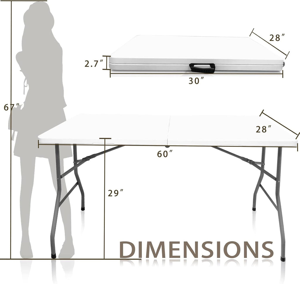 Portable Versatile 5FT Folding Table