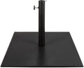 Black Square Steel Patio Umbrella Base