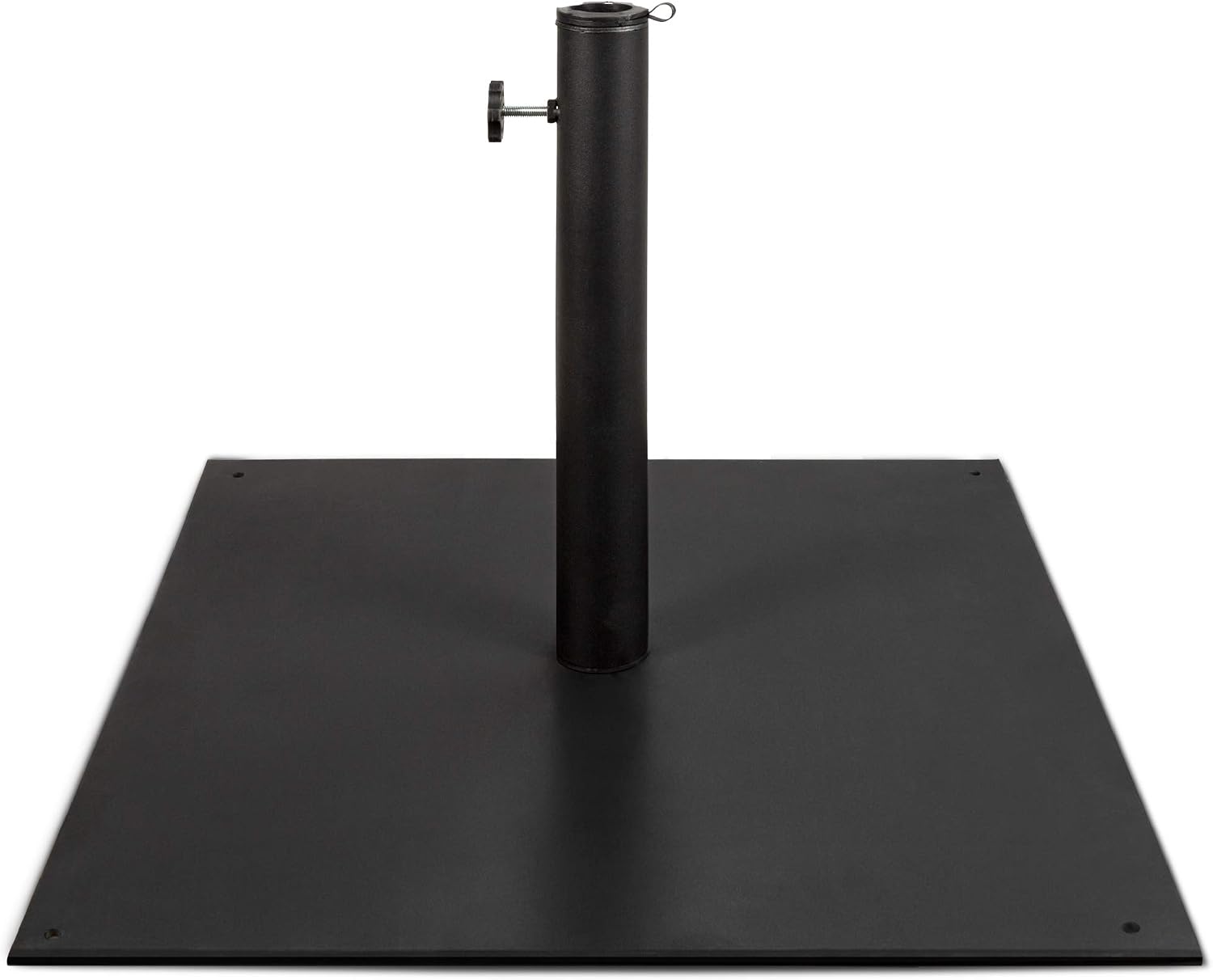 Black Square Steel Patio Umbrella Base