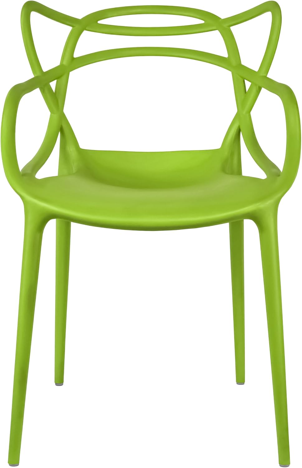 Green Stackable Indoor‑Outdoor Dining Chairs