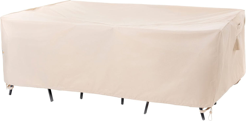 Beige Waterproof Patio Furniture Cover