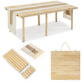 Solid Wood Foldable Low Picnic Table