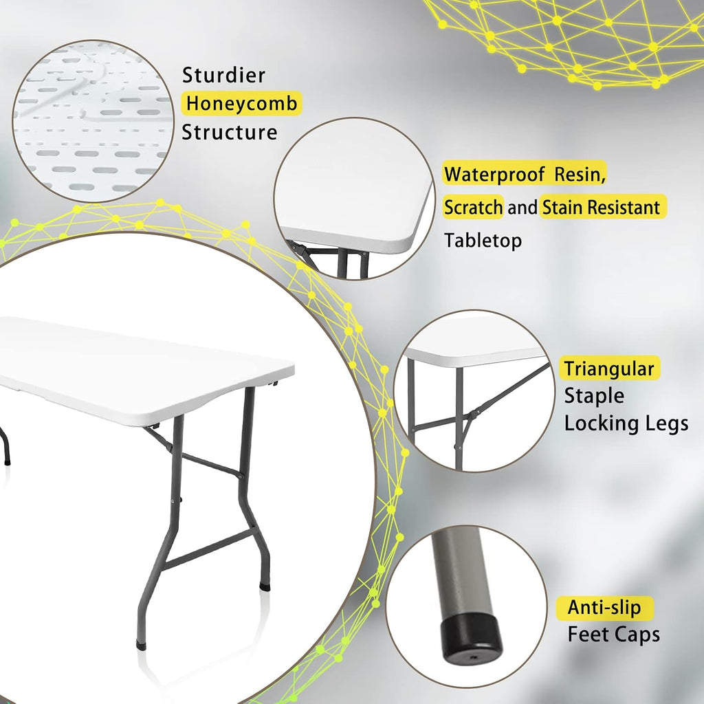 Portable Versatile 5FT Folding Table
