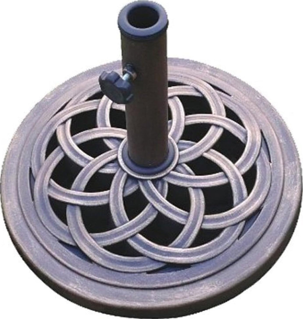 Bronze Cast‑Stone Patio Umbrella Base