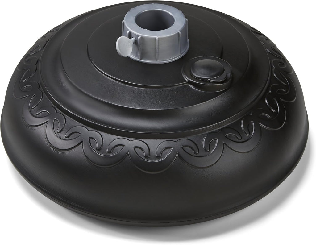 White Durable Resin Patio Umbrella Base