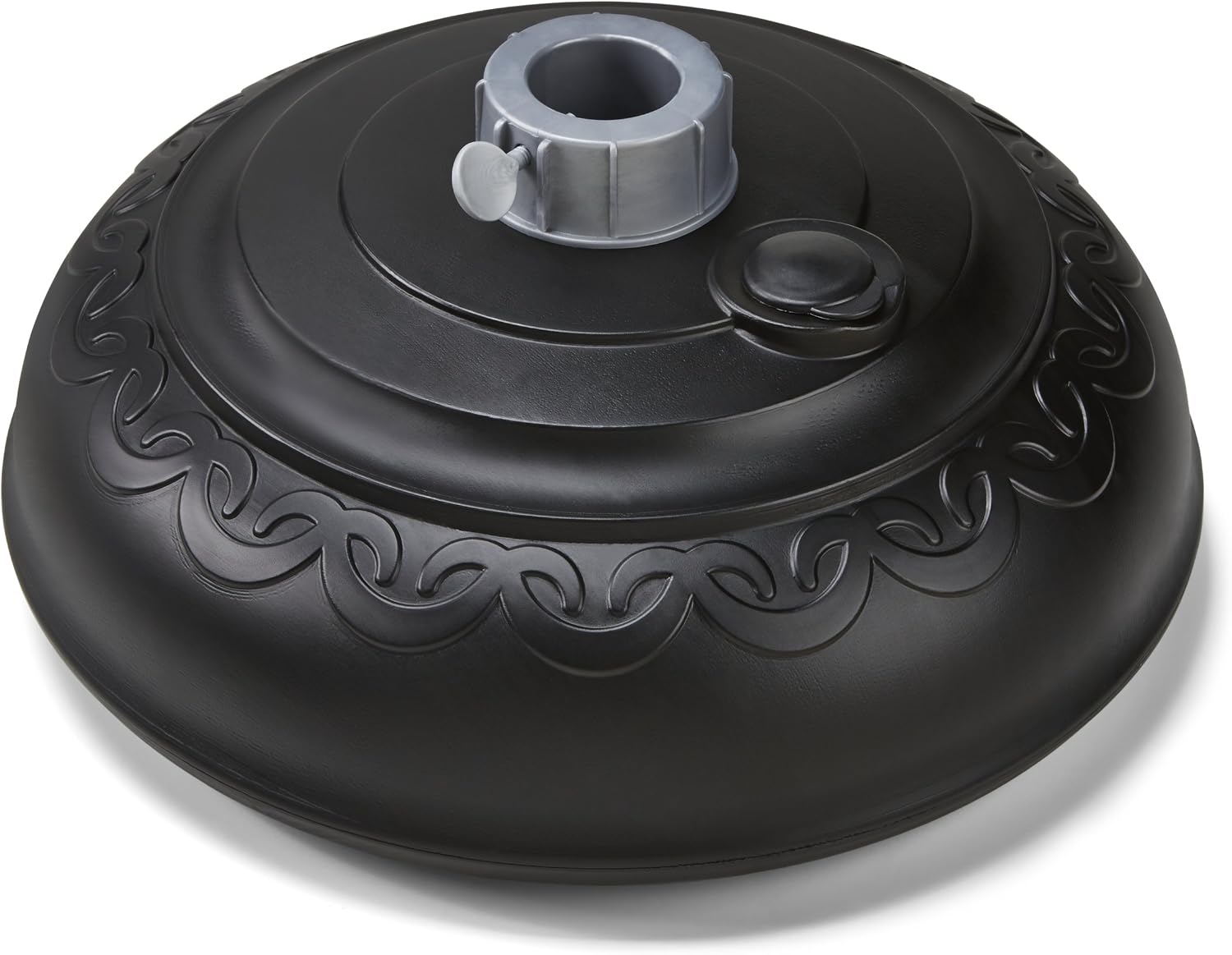 White Durable Resin Patio Umbrella Base